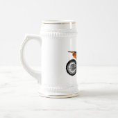 Zelfstandige motorfiets voor gebruik buiten de weg bierpul (Links)