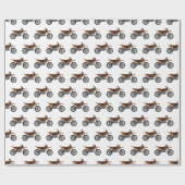 Zelfstandige motorfiets voor gebruik buiten de weg cadeaupapier (Vlak)