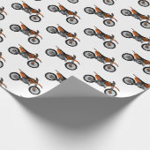 Zelfstandige motorfiets voor gebruik buiten de weg cadeaupapier (Hoek)