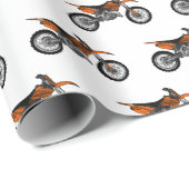 Zelfstandige motorfiets voor gebruik buiten de weg cadeaupapier (Rol Hoek)