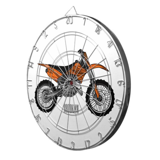 Zelfstandige motorfiets voor gebruik buiten de weg dartbord (Voorkant Rechts)