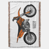 Zelfstandige motorfiets voor gebruik buiten de weg deken (Voorkant Verticaal)