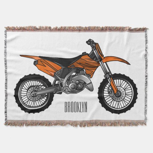 Zelfstandige motorfiets voor gebruik buiten de weg deken (Voorkant)