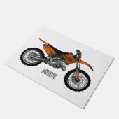 Zelfstandige motorfiets voor gebruik buiten de weg deurmat (Schuin)