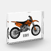 Zelfstandige motorfiets voor gebruik buiten de weg fotoblokken (Links)