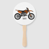 Zelfstandige motorfiets voor gebruik buiten de weg handwaaier (Achterkant)