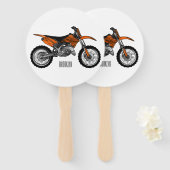 Zelfstandige motorfiets voor gebruik buiten de weg handwaaier (Voorkant en achterkant)