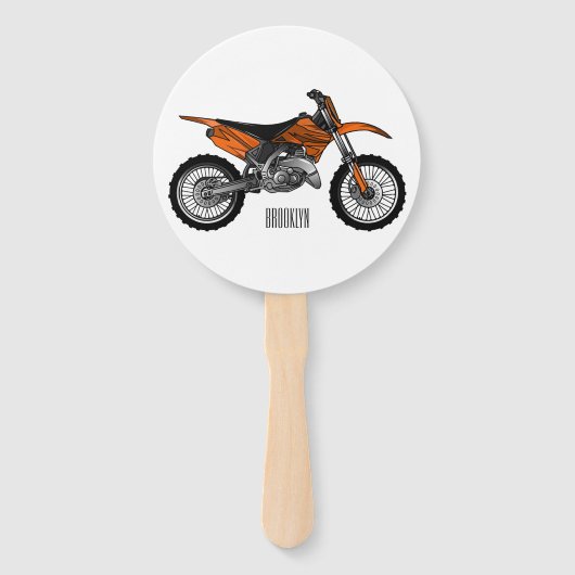 Zelfstandige motorfiets voor gebruik buiten de weg handwaaier (Voorkant)