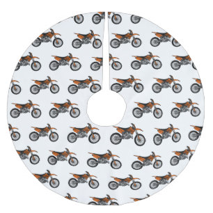 Zelfstandige motorfiets voor gebruik buiten de weg kerstboom rok