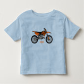 Zelfstandige motorfiets voor gebruik buiten de weg kinder shirts (Voorkant)