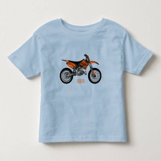 Zelfstandige motorfiets voor gebruik buiten de weg kinder shirts (Voorkant)