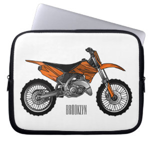 Zelfstandige motorfiets voor gebruik buiten de weg laptop sleeve