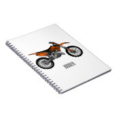 Zelfstandige motorfiets voor gebruik buiten de weg notitieboek (Rechterzijde)