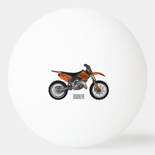 Zelfstandige motorfiets voor gebruik buiten de weg pingpongbal (Achterkant)