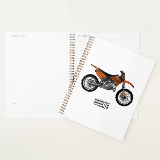 Zelfstandige motorfiets voor gebruik buiten de weg planner (Display)