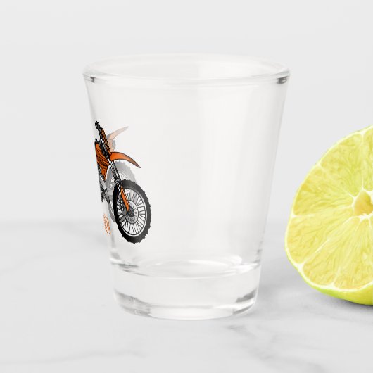 Zelfstandige motorfiets voor gebruik buiten de weg shot glas (Rechts)