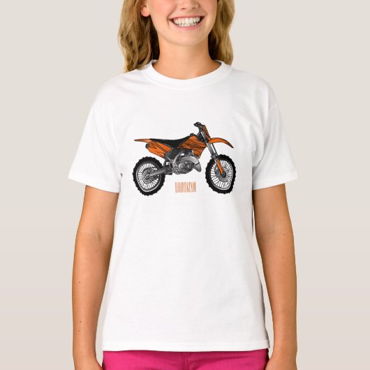 Zelfstandige motorfiets voor gebruik buiten de weg t-shirt (Voorkant)