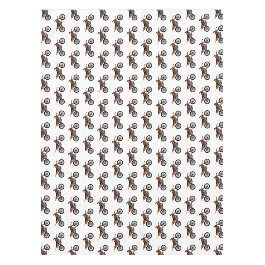 Zelfstandige motorfiets voor gebruik buiten de weg tafelkleed (Voorkant)