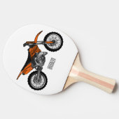 Zelfstandige motorfiets voor gebruik buiten de weg tafeltennisbatje (Zijkant)