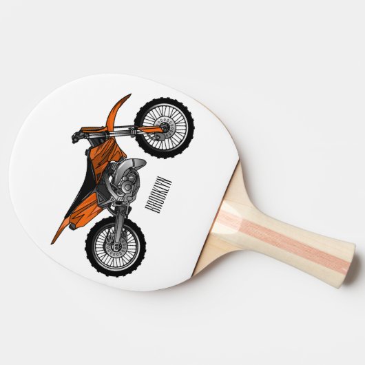 Zelfstandige motorfiets voor gebruik buiten de weg tafeltennisbatje (Zijkant)