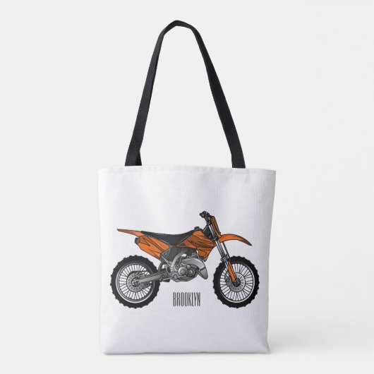 Zelfstandige motorfiets voor gebruik buiten de weg tote bag (Achterkant)
