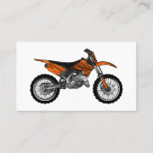 Zelfstandige motorfiets voor gebruik buiten de weg visitekaartje (Achterkant)