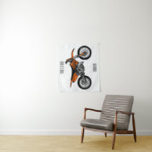 Zelfstandige motorfiets voor gebruik buiten de weg wandkleed (In situ)