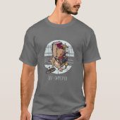 Zelfstandigen Een Man Bandicoot Busking Cartoon T-shirt (Voorkant)