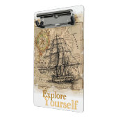 Zelfverbeterende Citaat Moderne Verlegante Sjabloo Mini Klembord (Angled2)