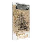 Zelfverbeterende Citaat Moderne Verlegante Sjabloo Mini Klembord (Schuin)