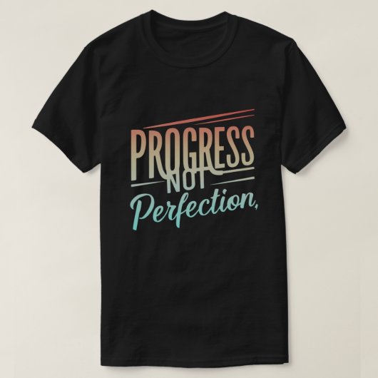 Zelfverbetering positiviteit T-shirt inspirerend (Design voorkant)