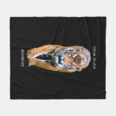 Zelfverbeteringssucces Motivatie citaten tijger Fleece Deken (Voorkant (Horizontaal))