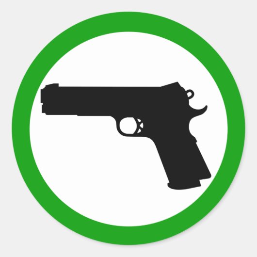 Zelfverdedigingszone sticker (Voorkant)