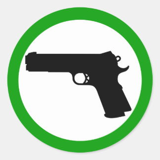 Zelfverdedigingszone sticker