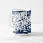 zelfvergeving koffiemok (Voorkant links)