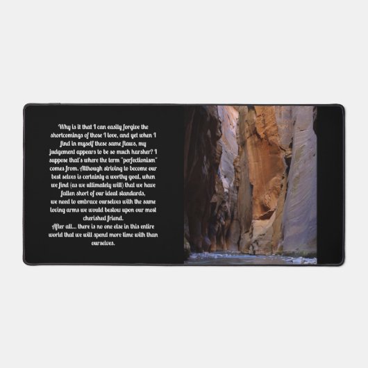 Zelfvergiffenis Inspirerend Bureaumat (Voorkant)