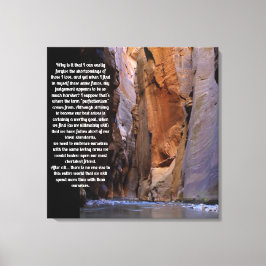 Zelfvergiffenis Inspirerend Canvas Afdruk