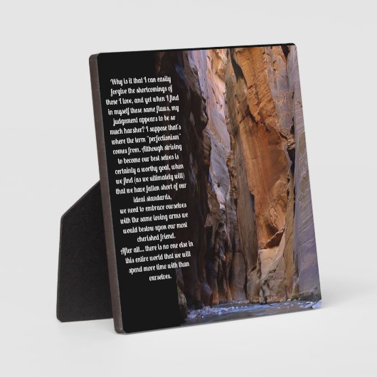 Zelfvergiffenis Inspirerend Fotoplaat (Voorkant)