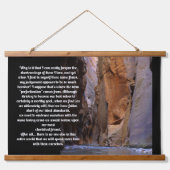 Zelfvergiffenis Inspirerend Hangend Wandkleed (Voorkant)