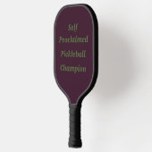 Zelfverklaarde Pickleball Champion Paddle (Links)