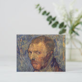 Zelfverminkt oorportret - Van Gogh Briefkaart (Staand voorkant)