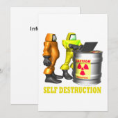 Zelfvernietiging Kaart (Voorkant / Achterkant)