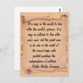 Zelfvertrouwen Briefkaart (Voorkant / Achterkant)