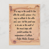 Zelfvertrouwen Briefkaart (Voorkant)