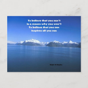 Zelfvertrouwen briefkaarten