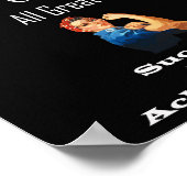 Zelfvertrouwen citaat over leven en prestatie poster (Hoek)