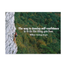 Zelfvertrouwen Inspirerend Post Kaart
