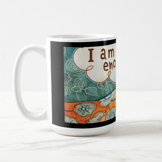 Zelfvertrouwen Mok - Ik ben genoeg (Links)