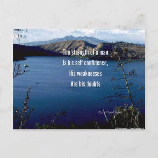 Zelfvertrouwen-motivatie briefkaarten (Voorkant)