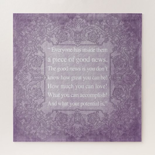 Zelfvertrouwen motivatie inspirerend prijsopgave, legpuzzel (Horizontaal)